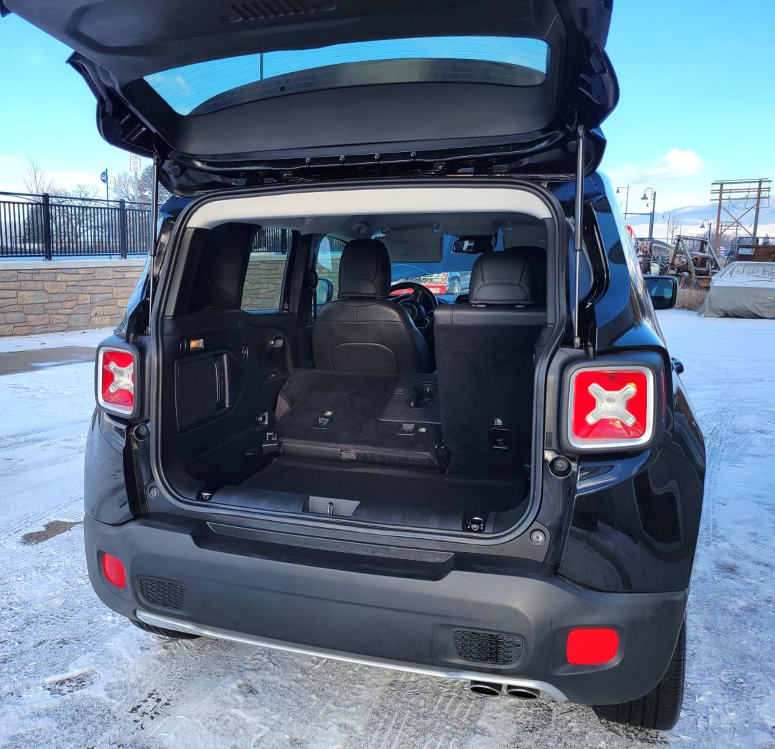 2015 Black /Black Jeep Renegade Limited (ZACCJBDT7FP) with an 2.4L I4 engine, 8 Speed Automatic transmission, located at 450 N Russell, Missoula, MT, 59801, (406) 543-6600, 46.874496, -114.017433 - 4 Wheel Drive. Automatic Transmission. Navigation. Heated Power Seats. Air. Cruise. Tilt. Backup Camera. AM FM XM. Bluetooth. Power Windows and Locks. Remote Start. - Photo#14